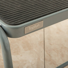 Load image into Gallery viewer, Topfun New Step Stool Portable Lightweight Steel Step Ladder