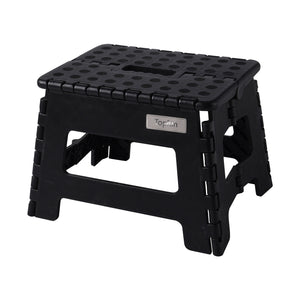 Topfun Nwe Plastic Lightweight Folding Step Stool 9in