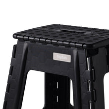 Load image into Gallery viewer, Topfun New  Plastic Lightweight Folding Step Stool 18in
