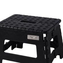 Load image into Gallery viewer, Topfun Nwe Plastic Lightweight Folding Step Stool 9in
