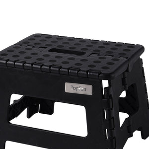 Topfun Nwe Plastic Lightweight Folding Step Stool 9in