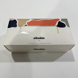 Sikobin Non-woven textile fabrics- Soft, Absorbent, Air Pad Tissue for Kitchen, Bathroom or Events, White Guest Towels (100)