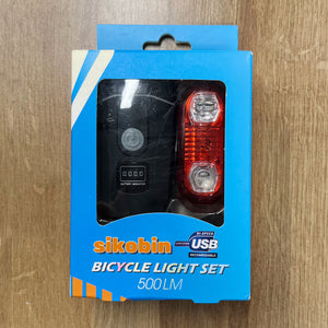 Sikobin Rechargeable Bike Light Set, Bike Light, Instant Installation Without Tools, Fits All Bikes - 3 Modes, Bike Light Front and Rear Lighting - Waterproof, Lightweight, Durable Brand: Vont